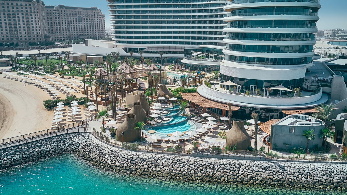 exterior of building hotel by sea