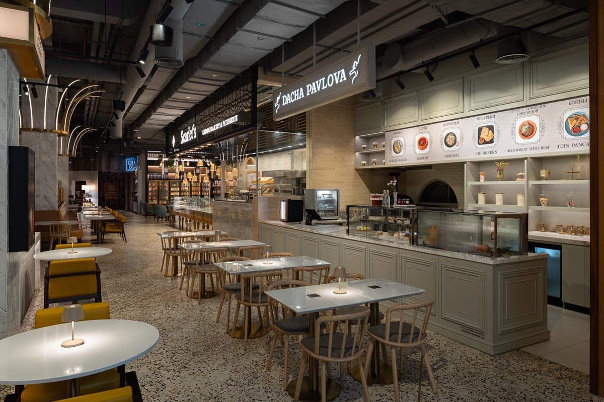 TGP International hospitality design consultants for Depachika Food Hall Dubai