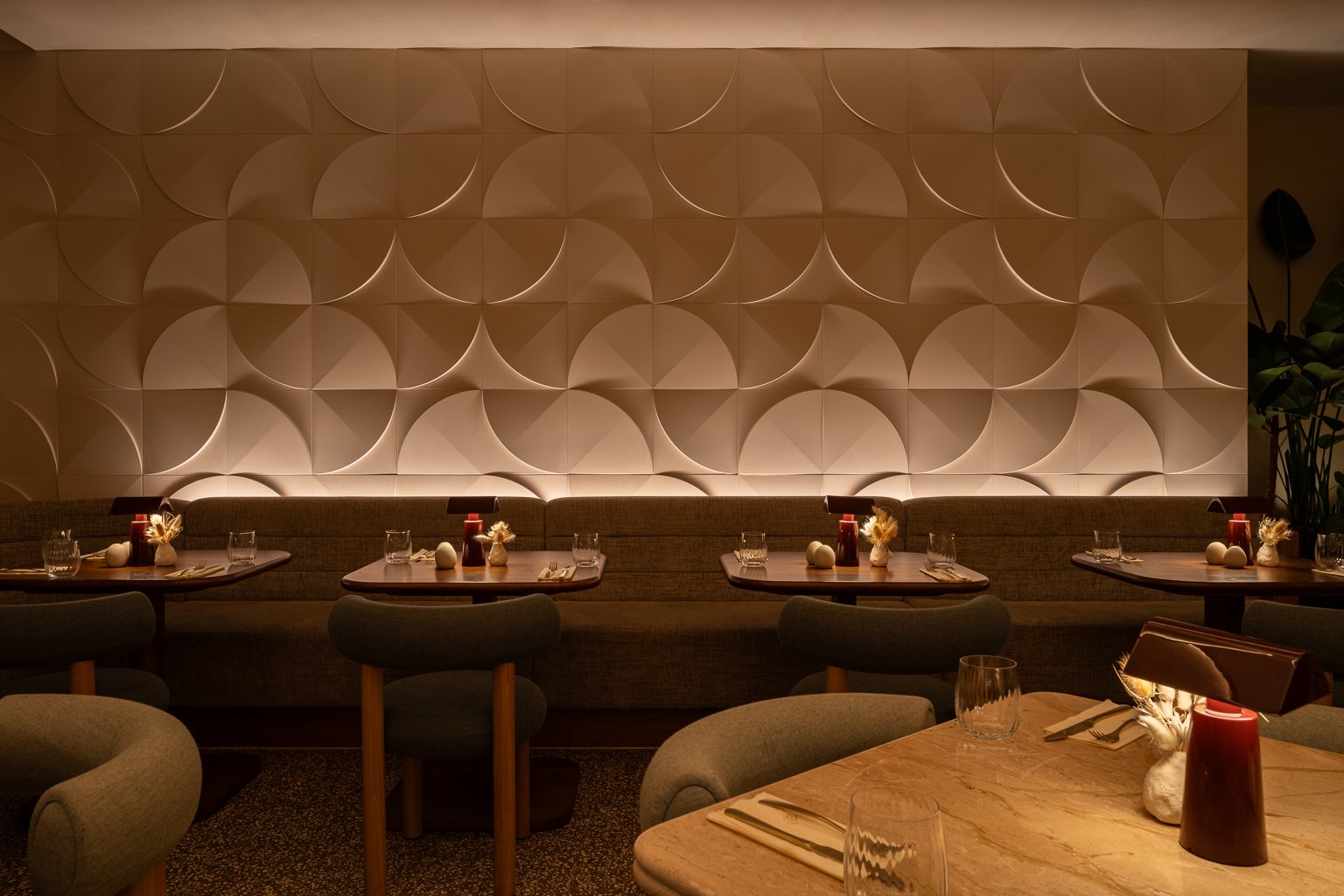 London restaurant interior