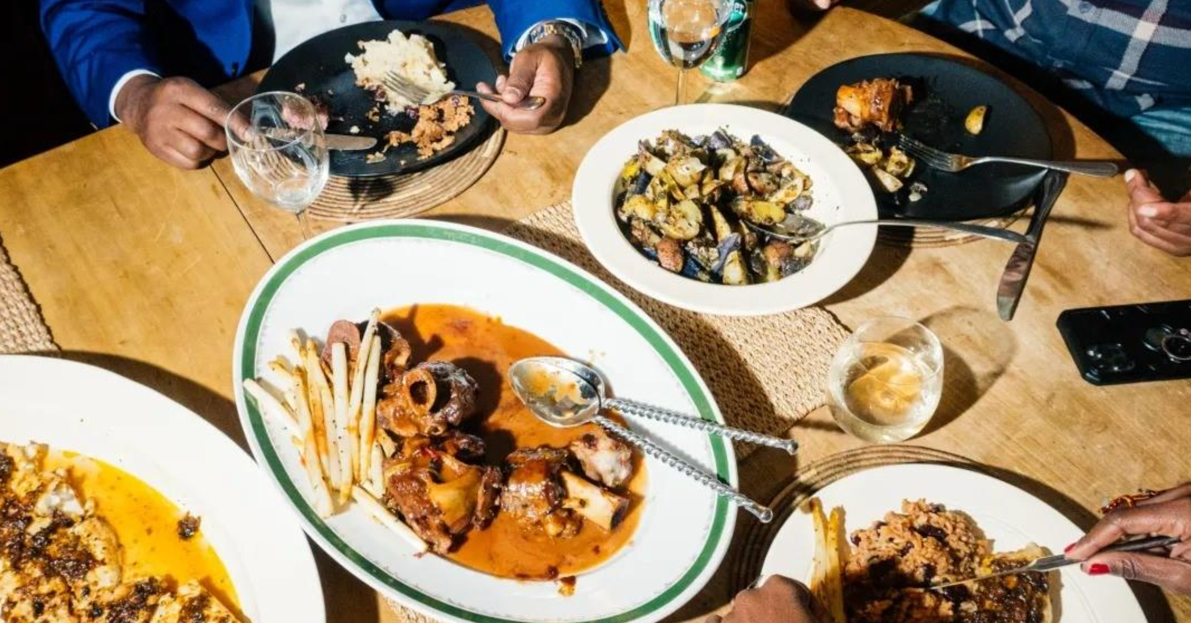 Supper Club Food Spread