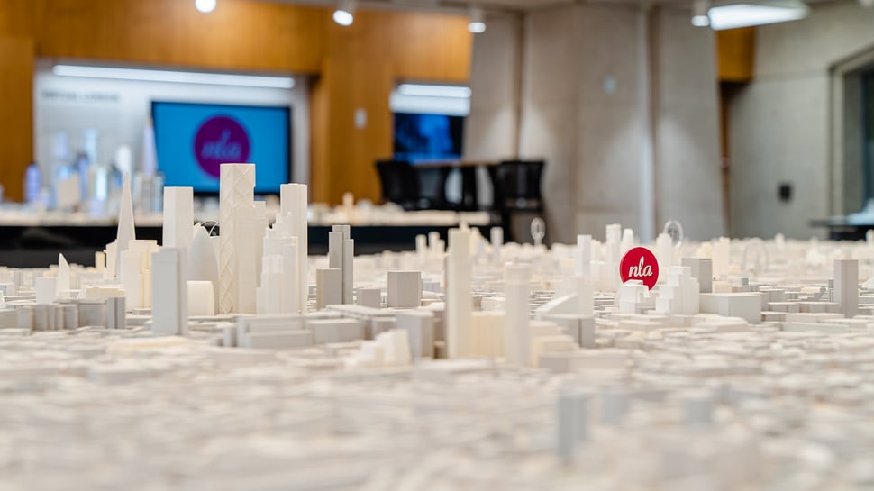 NLA Model City exhibition showcasing urban planning and design