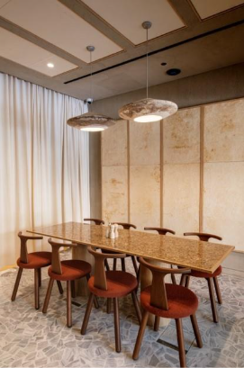 Table at Food and beverage venue