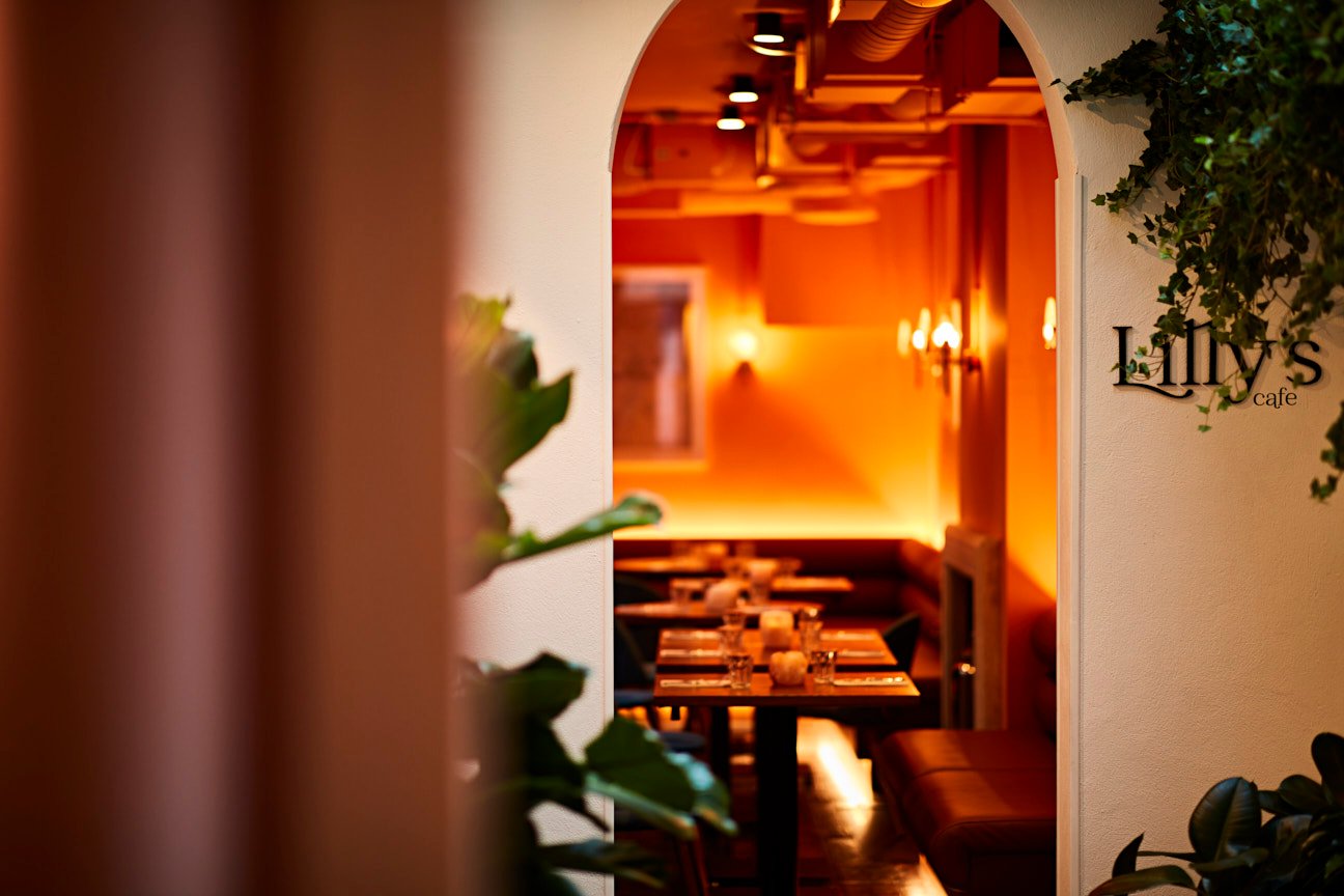 entrance to restaurant