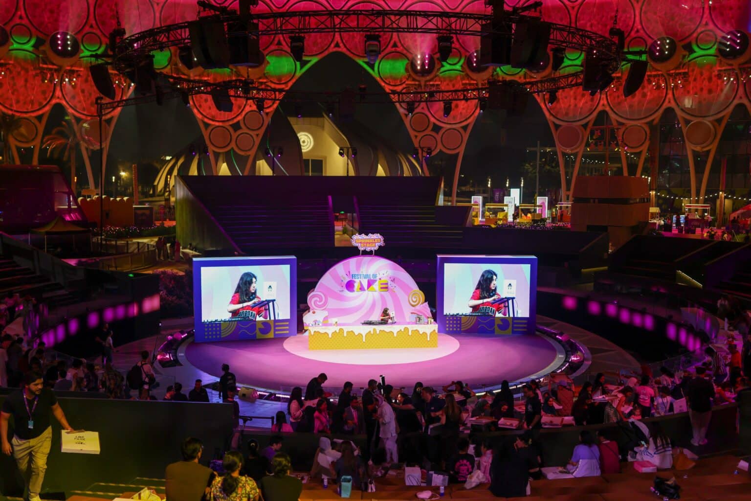 festival of cake stage