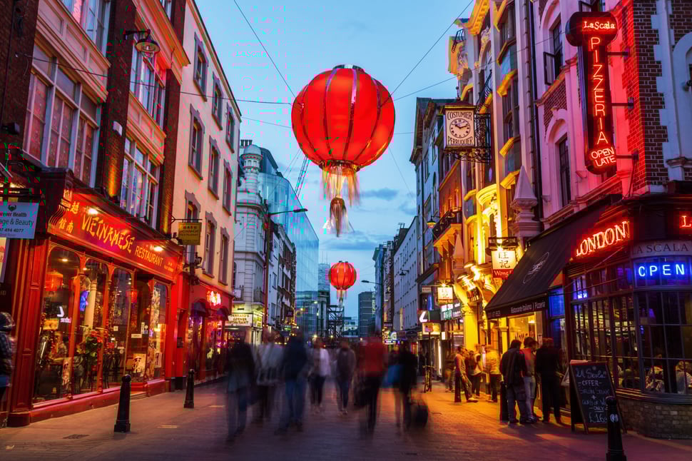 Chinatown street dining experience showcasing cultural placemaking and vibrant nightlife
