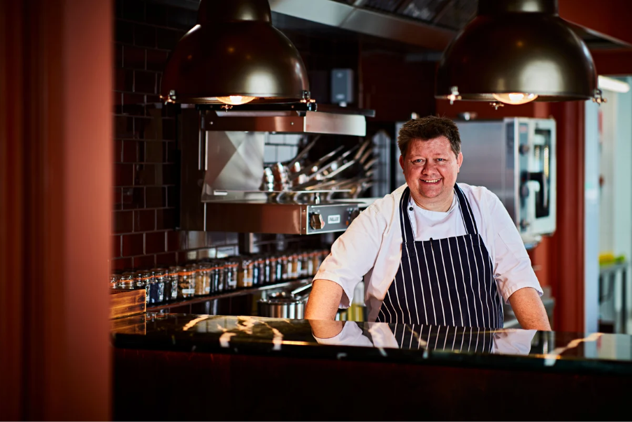chef cooking in the kitchen