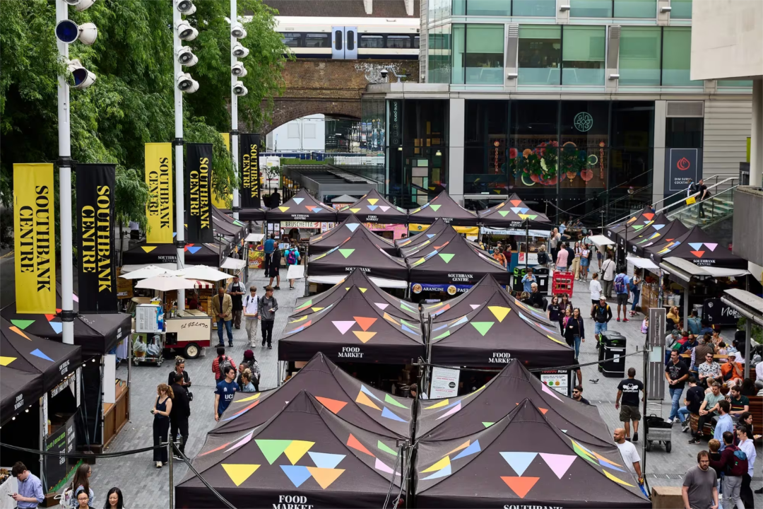 london's food market in southbank