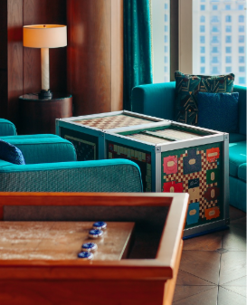 interiors of a restaurant hotel